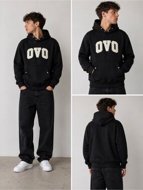OVO / Drake Black Snap Hoodie